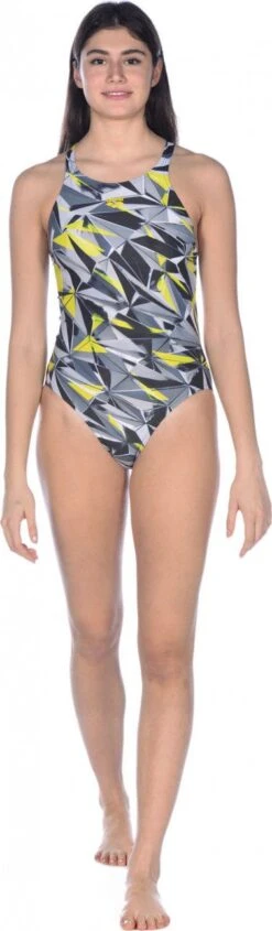 Swimsuit One Piece Woman ARENA 3D Shattered Booster Multi-colors -Arena 11720385d70cc6177dbb3.02658541