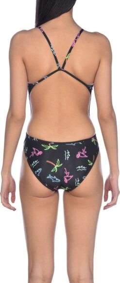 Swimsuit One Piece ARENA NEON LIGHTS REVERSIBLE Black Multi-colors 9 Swimsuit One Piece ARENA NEON LIGHTS REVERSIBLE Black Multi-colors -Arena 11720525d4157715c8990.02292096