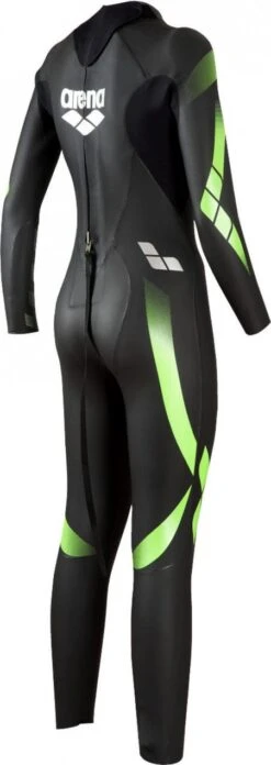 ARENA Women's TRIWETSUIT NEOPRENE Black Green -Arena 13187155de4d2ea22fb65.02741508