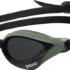 Arena Cobra Core Swipe Swim Goggles Green - Smoke