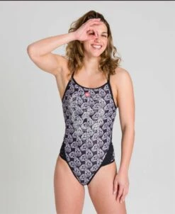 Arena Crazy Pop Skulls One-piece Swimsuit -Arena 17844065f47bd1179b722.68149077