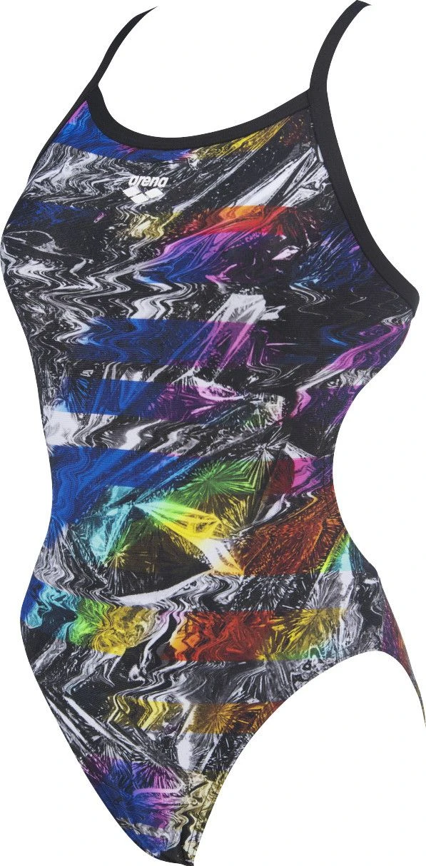 Arena Femme Iridiscent Challenge Back One Piece Black-Multi 3 Arena Femme Iridiscent Challenge Back One Piece Black-Multi