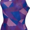 Women's Arena Striped Geo Pro One-Piece Swimsuit Blue/Purple 2 Women's Arena Striped Geo Pro One-Piece Swimsuit Blue/Purple -Arena 20288816064848d61b757.94844068