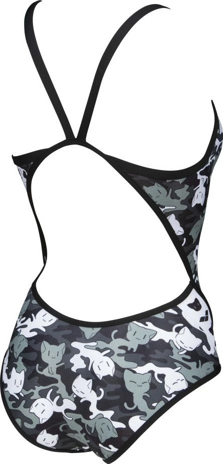 Women's Arena Crazy Camo Cats Superfly Back One-Piece Swimsuit 5 Women's Arena Crazy Camo Cats Superfly Back One-Piece Swimsuit - Image 3