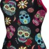 Arena Crazy Skulls Carnival Light Drop Back One-Piece Swimsuit Black Pink 1 Arena Crazy Skulls Carnival Light Drop Back One-Piece Swimsuit Black Pink -Arena 210331860f69eccf2e1e6.69689145