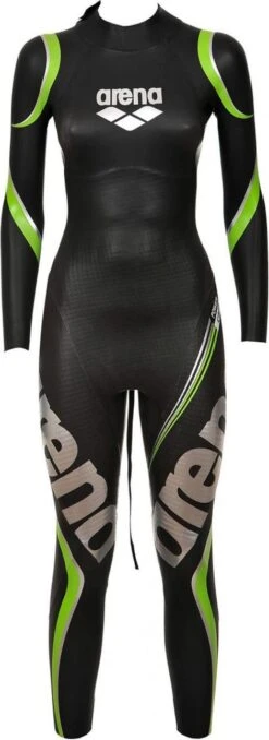 Arena Triwetsuit Carbon Black Green