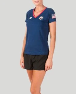 Arena Official USA Swimming National Team Women's T-Shirt -Arena ftp m magentoproduct photos000306704 001 xl