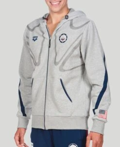 Arena Official USA Swimming National Team Zipup Jacket Hoody -Arena ftp m magentoproduct photos000319527 001 xl