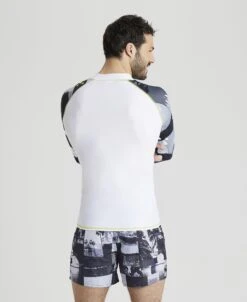 Arena Men's Long Sleeves Allover Rash Vest