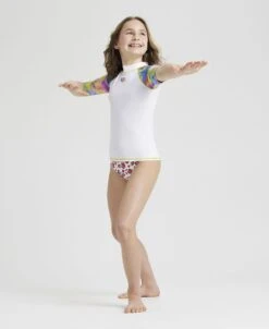 Arena Girl's Short Sleeve Rash Guard -Arena ftp m magentoproduct photos003140120 003 xl