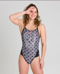 Arena Crazy Pop Skulls Superfly Back One Piece
