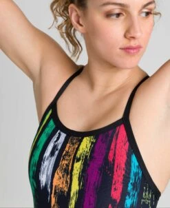 Arena Team Painted Stripes Light Drop Back One Piece 40 Arena Team Painted Stripes Light Drop Back One Piece -Arena ftp m magentoproduct photos003552503 005 xl