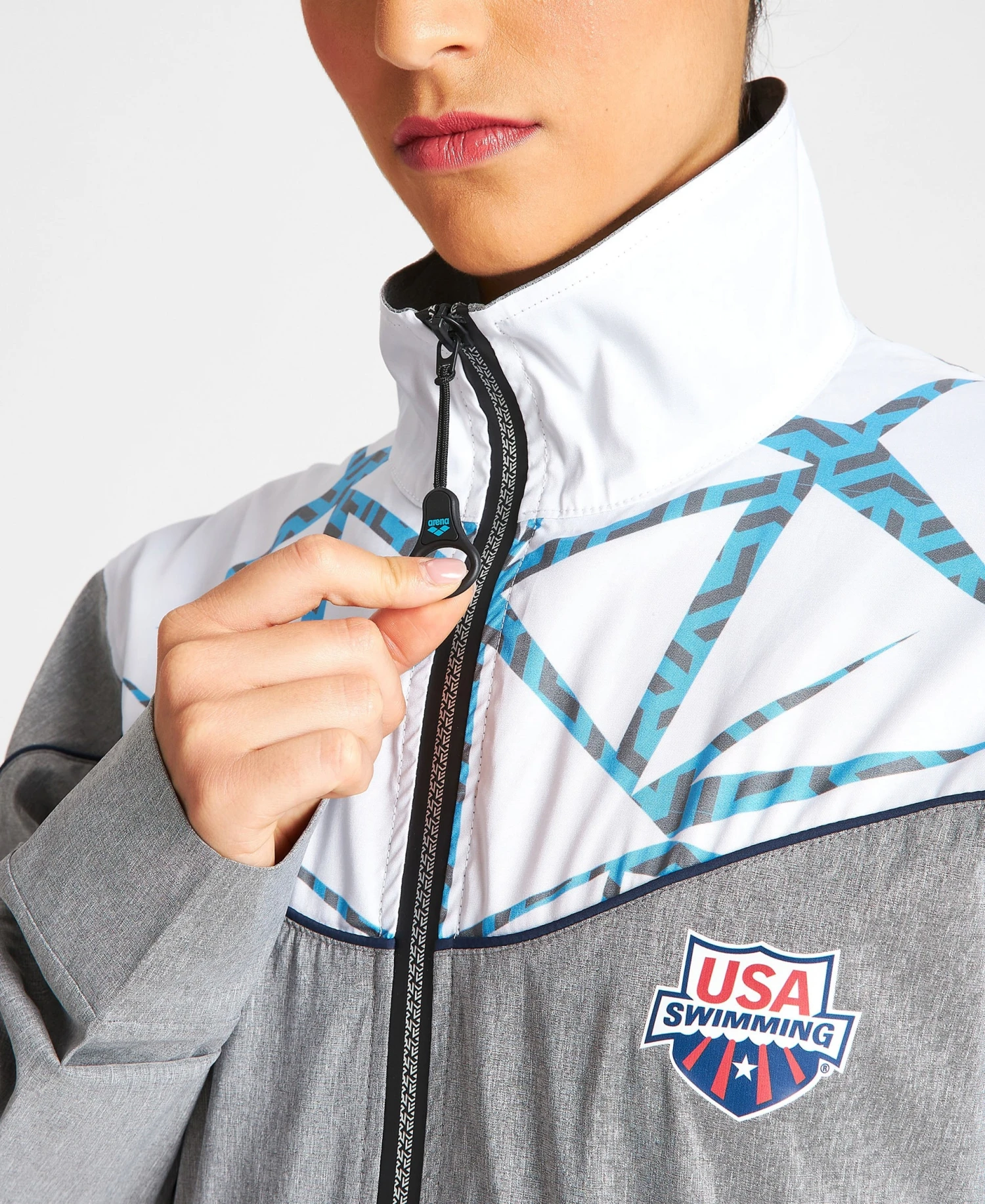 Arena USA Swimming Team Kit OG Demin Warm Up Jacket – Official Line 10 Arena USA Swimming Team Kit OG Demin Warm Up Jacket – Official Line - Image 8