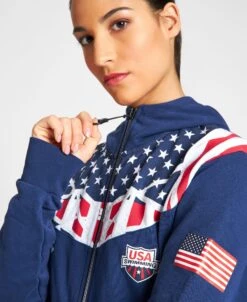 Arena USA Swimming Team Kit Hooded Zip Jacket – Official Line