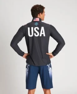 Arena USA Swimming Team Kit Men's Half Zip Shirt – Official Line -Arena ftp m magentoproduct photos003870500 002 xl