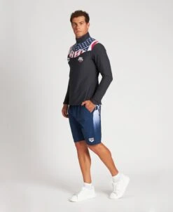 Arena USA Swimming Team Kit Men's Half Zip Shirt – Official Line -Arena ftp m magentoproduct photos003870500 003 xl