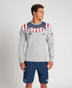 Arena USA Swimming Team Kit Men's Crewneck – Official Line