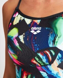 Arena Women's Colorful Paintings Lace Back One Piece 11 Arena Women's Colorful Paintings Lace Back One Piece -Arena ftp m magentoproduct photos004039500 004 xl