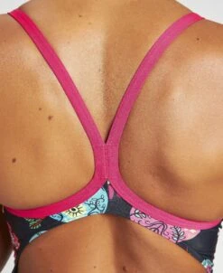 Arena Crazy Skulls Carnival Light Drop Back One Piece