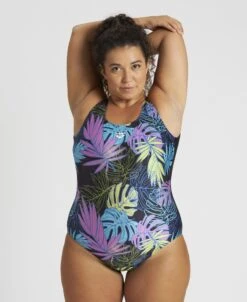 Arena Women's Shiny O Back One Piece PLUS -Arena ftp m magentoproduct photos004809500 001 xl