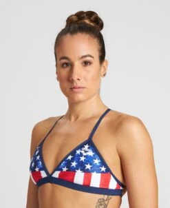Arena Stars And Stripes Tie Back Top -Arena ftp m magentoproduct photos004834700 001 xl
