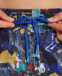 Arena Icons Allover Print Beach Boxer