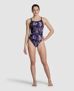 Arena Rose Textures Xcross Back One Piece 9 Arena Rose Textures Xcross Back One Piece -Arena ftp m magentoproduct photos006641505 003 xl